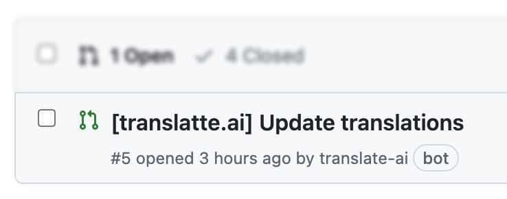 Automated Pull Requests